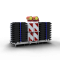 SET | with 10 barrier grids, beacons, base plates and lamps | traffic panel: 360552, panel fence: 33520KA2, base plate: 31991, with film RA2/B